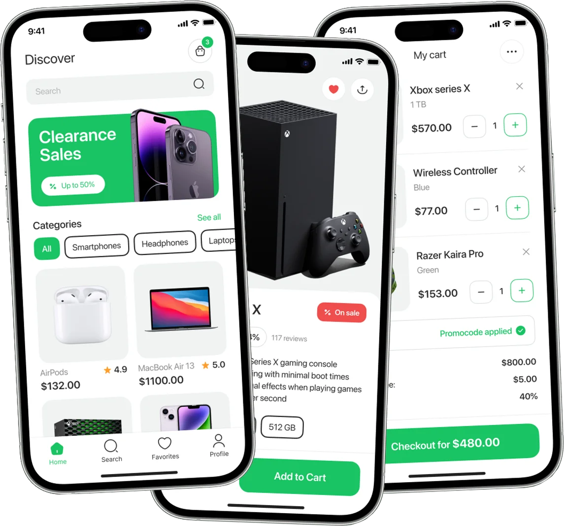 Core Features for E-Commerce & Trading